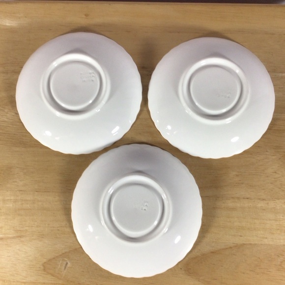 Vintage Minton White Fife Saucer - 3 Pieces - Picture 4 of 5